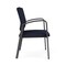 Lesro Newport Wide Guest Chair Metal Frame, Charcoal, OH Navy Upholstery NP1201 - alternate 3